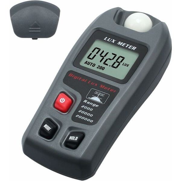 20000 FC/200000 Digital luxmätare Lux meter digital fickmodell Digital illuminans LCD illuminans Ljus luminometer ljusmätare för skola familj industri