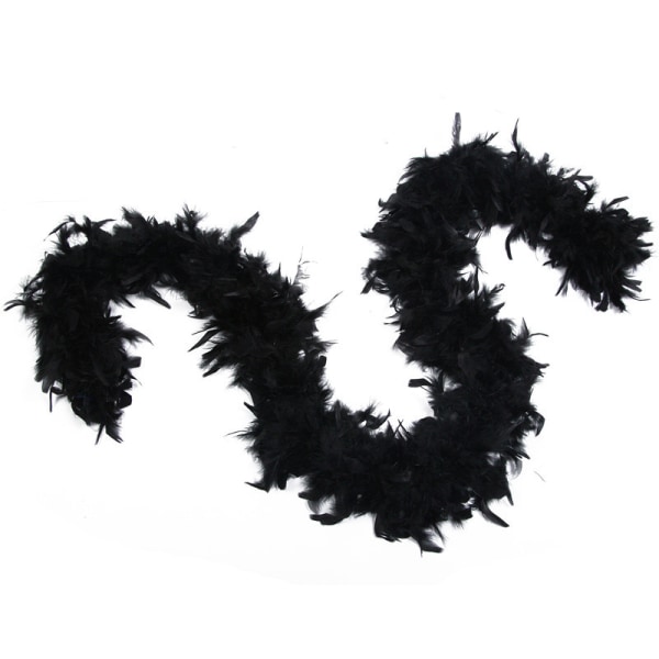 Turkey feather flame retardant flame-retardant top feather scarf environmentally friendly black feather strips feather lampshade feather clothing