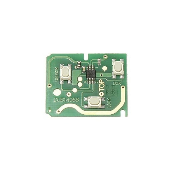 1 st 3 knappar 433 MHz FOB fjärrnyckel för Ford/Mondeo/Fiesta/Focus/Ka Transit
