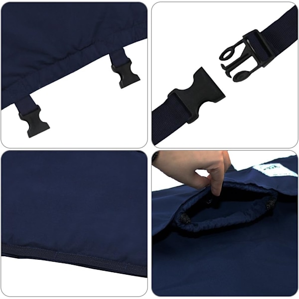 (Mörkblå)Easy Seat Bärbar Resestol 70*40*50cm- Barnstol, Sitsöverdrag för Barnstol - Justerbar, Säker, Tvättbar -
