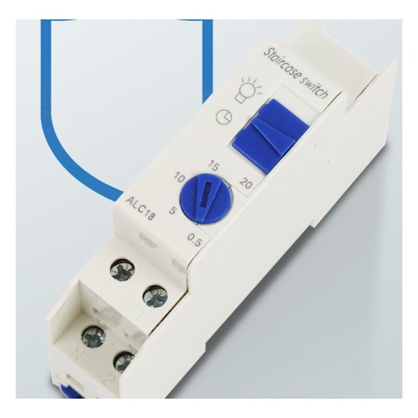 ALC18 bryter HC18A DHC18A ELEKTRONISK TIDSSTYRING 230V MAKS 2300W Skinne montering