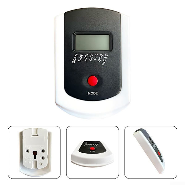 Indendørs motionscykelmonitor, stationær speedometer til de fleste sportscykler 108 x 164 x 28mm