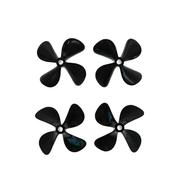 4 blad för RC-båt, 55 mm 4 st CW CCW 4-bladig plastpropeller för RC-modellbåt