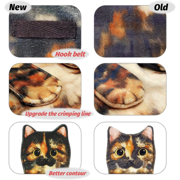 Katteformet absorberende håndklæde (Floral Cat), søde kæledyrshåndklæder, køkken