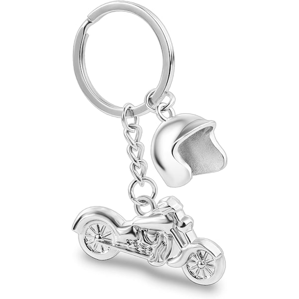 Motorcykelnyckelringar, Metallnyckelringar för motorcyklar och motorcykelhjälmar, Personliga nyckelringar för män, Gåvor till motorcyklister