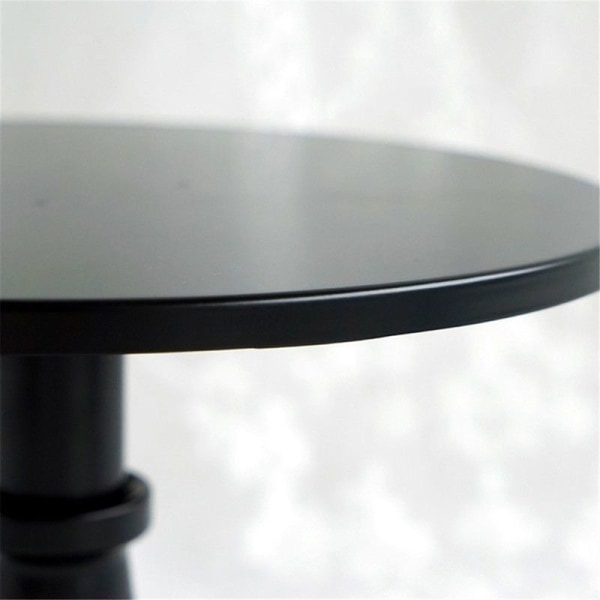Sort 10 tommer jern rund kage stativ piedestal sort dessert holder display bryllup fest dekoration Sasicare
