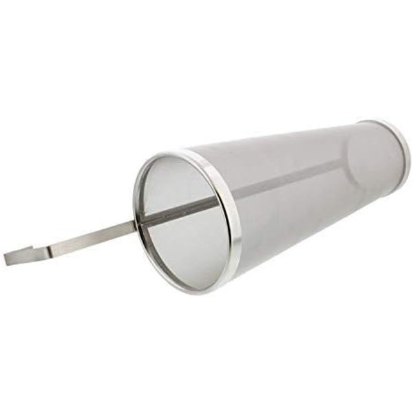 Brew Hopper Spider -suodatin, ProMaker 1 gallona ruostumaton teräs, 300 mikronin verkkosetti humalalle olutsuodattimeen (5,3 x 16 tuumaa)