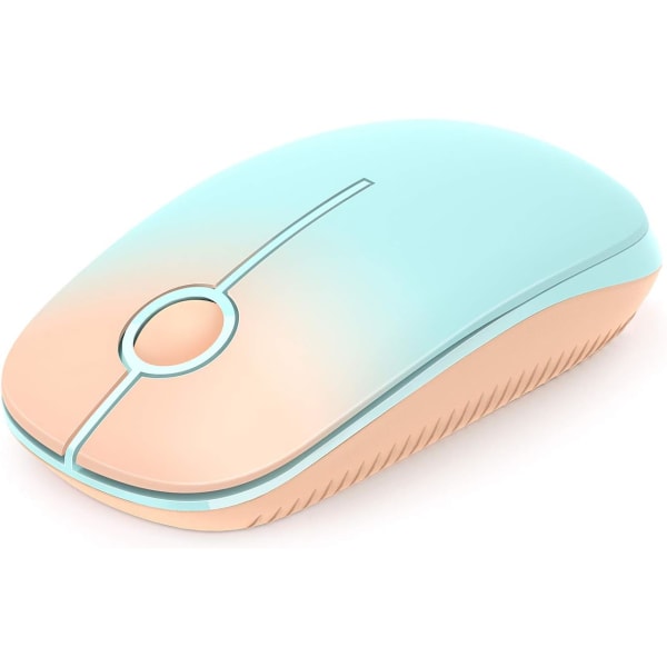 Wireless Mouse - 2.4G Ultra Thin Portable Computer Mouse with Nano Receiver, Low Noise Mobile Optical Mouse for Laptop, PC, Notebook