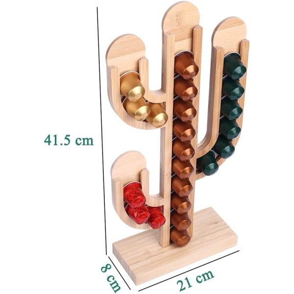 Kapselholder Original Line Pods, Kapsellagring, Kaffe Kapsel Dispenser, Ideell for Kontor, Hjem