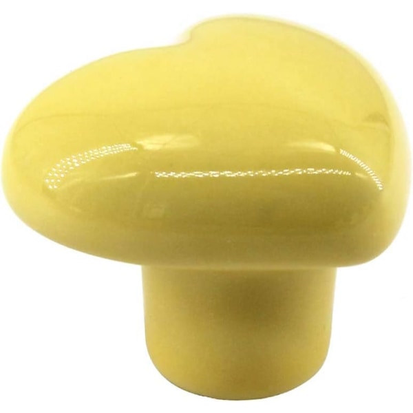 8 Pièces Poignee de Meuble(jaune), 40 mm Bouton de Porte Ceramiq