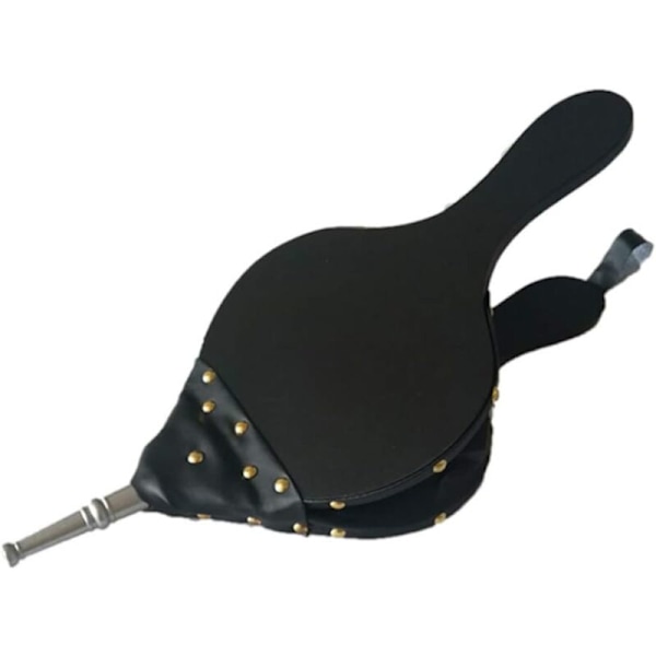 43 cm brun manuell pipebelg for raskere opptenning av kullgrill, bål (svart)