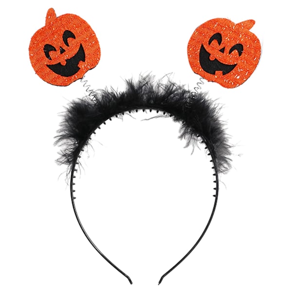 Halloween-lepakko ja kurpitsapääpanta naisten Halloween-cosplay-tytöille Halloween-cosplay-juhlan asusteet hiusasusteet 2 kpl (iso lepakko + kaksoispumppu