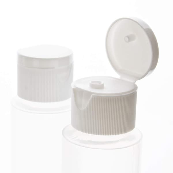 Genomskinliga tomma plastflaskor med flipplock - BPA-fria - Set om 6 - TSA resevänlig storlek 30 ml