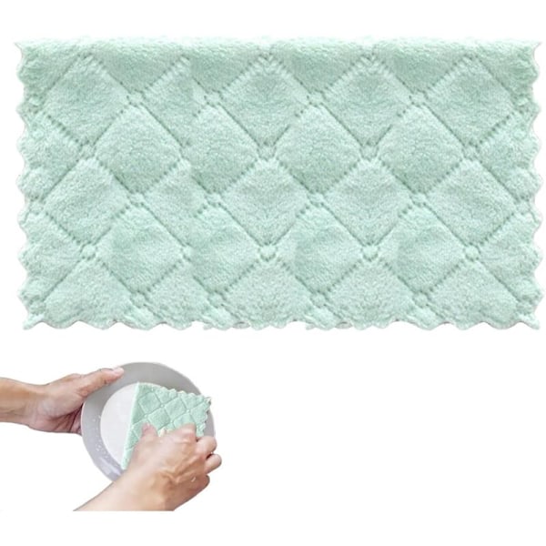 Håndarbejde til opvask, superabsorberende rengøringsklude til hjemmet, køkkenklud til rengøring, multifunktionelle mikrofiber rengøringsklude, viskestykker