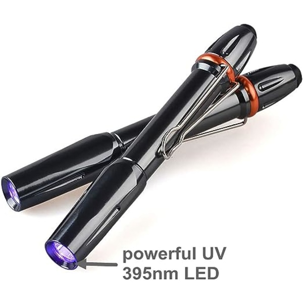 UV-taskulamppu UV-taskulamppu kynävalodetektori 395nm UV-taskulamppu