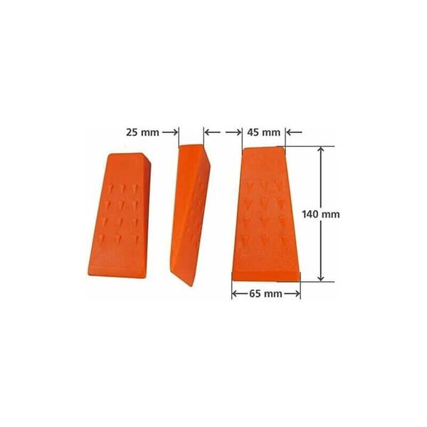 Kiler, 140mm ABS Plast Skogfellingskiler (3 stk)