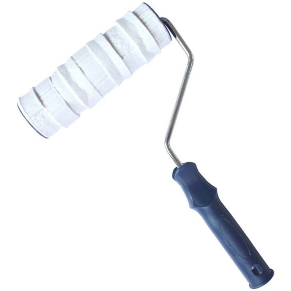 20,32 cm väggtexturrulle med handtag - mönstrad präglingsverktyg