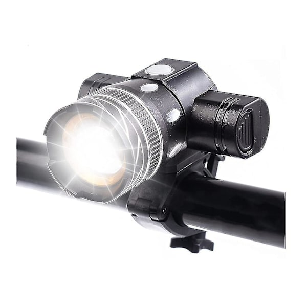 Ladesykler Lys, Led Sykkel Forlys, Super Kapasitet Sykkellys 5000 Lumen 3 Justerbare Moduser Vanntette Forlys Fjellsykkel Lys
