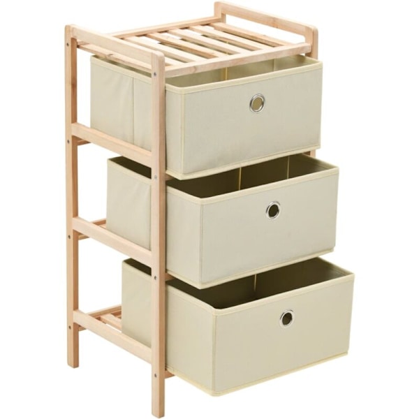 Säilytyshylly 3 koria beige setripuu