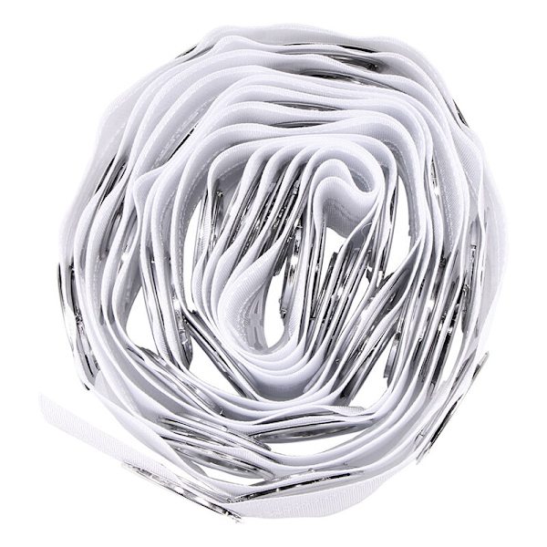 Grommetbånd Øyeblikk Gardin Gardin Trim Stripe Grommet Top Tape Pleat Hook Gardin Tilbehør, 5m Hvit