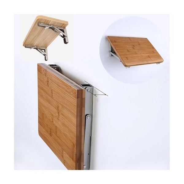 Foldbar firkant 250 mm, foldbar konsolstøtte i rustfrit stål, firkant til tapet