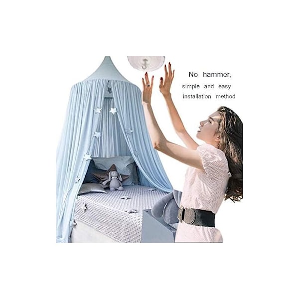 Set med 2 takkrokar i form av en superlimskupol - myggnät och sänghimmel (12 cm, 2 set) - Enkel installation, utan spikar