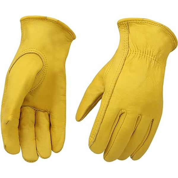 12,5*25 cm Lot de 2 paires de gants de gants de gants en cuir de vachett