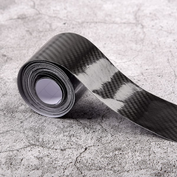 Carbon Fiber Vinyl Wrap Strips Svart Carbon Fiber Protective Film