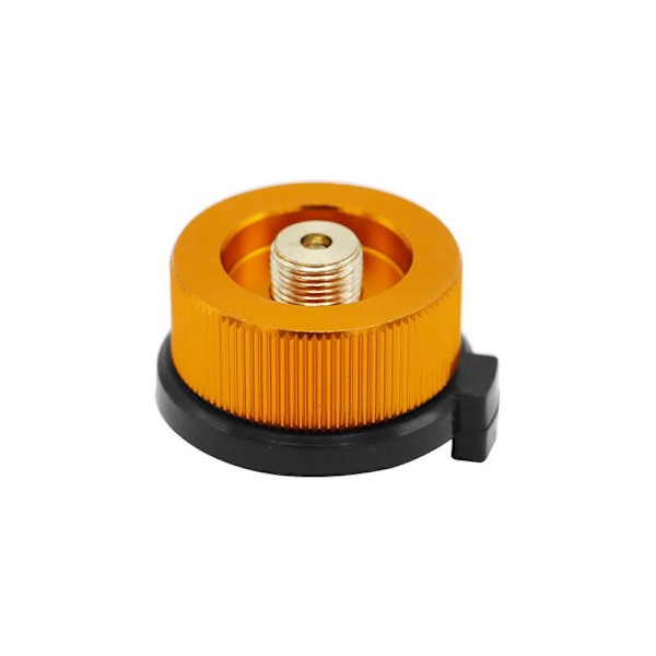 Campingkök gasadapter Adapter Adapter för behållare Butan skruv gaspatron kolvadapter, utomhusutrustning