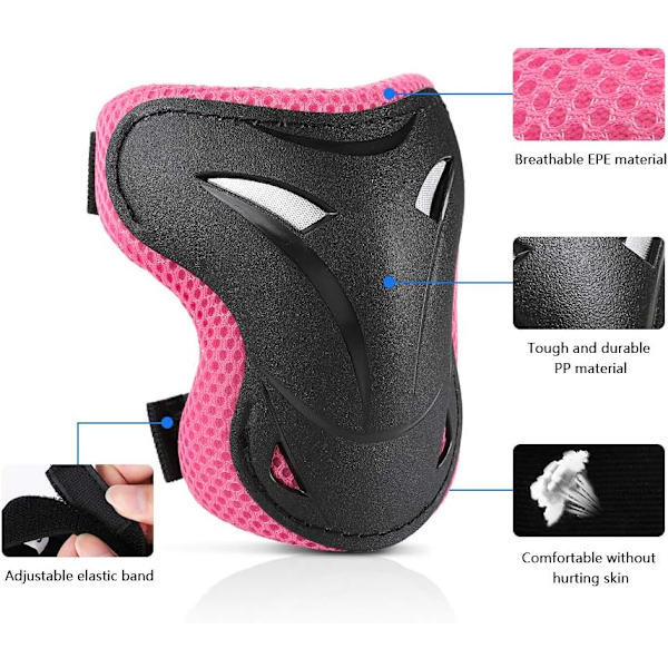 Barn Inline Skate Protection Sets Cykel Skyddande Knäskydd 5-16 År Gamla Barn Skateboard Scooter Protection Set