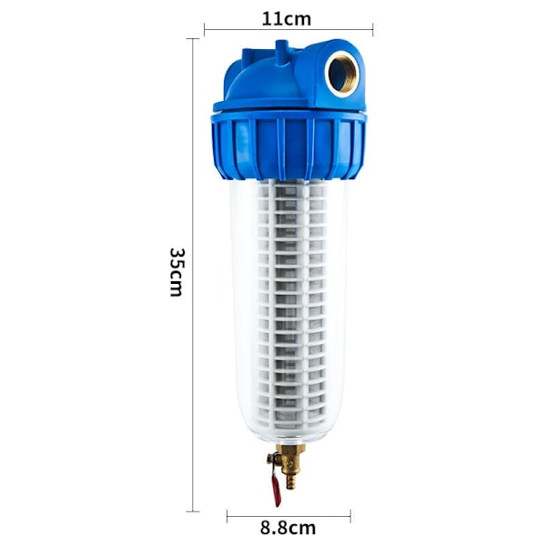 350 mm - Lang hagepumpe boksfilter - 25 mm grensesnittdiameter