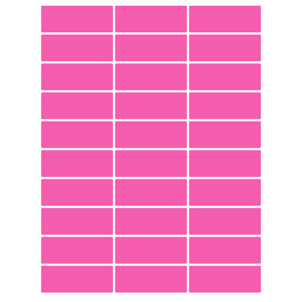 240 färgetiketter, färgkodade rektangulära etiketter, olika rosa klistermärken, skriva på namnbrickan, etikett, mappsetikett, hemmakontor, skolmaterial