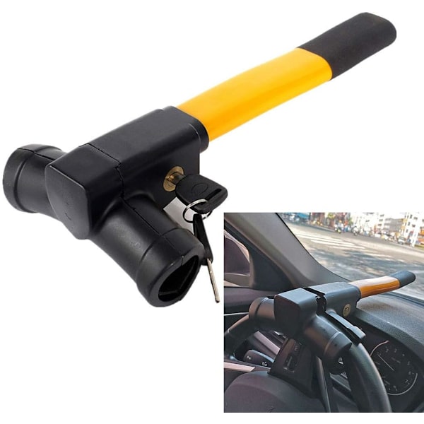Bil Anti-stöld Stång Rattlås Universal Bil Säkerhet Anti-stöld Ratt Stång Retractable T-Lås