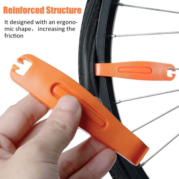 4Pcs Strong and Durable Nylon Bicycle Tire Levers Crowbar Bike Tire Opener Breaker Bike Tire Repair Tools Accessories