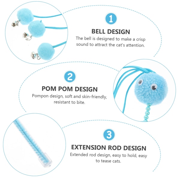 3-delt katteunderholdning interaktivt legetøj