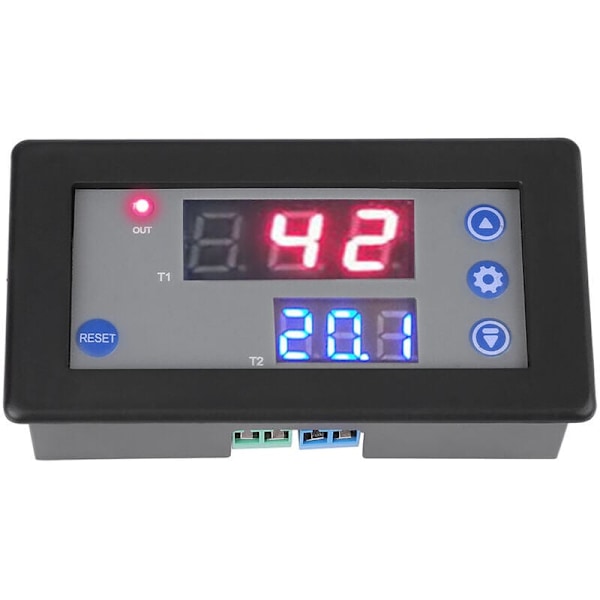 Dubbel digital LED Timer Cykeltimer
