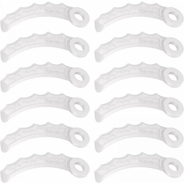 12 kpl muoviteriä, yhteensopiva malleihin Makita 198383-1 ja 198426-9, Makita DUR189RF reunaleikkuri, UR100DZ, DUR191LZX3, DUR181Z, DUR192LZ, DUR368AZ, DUR