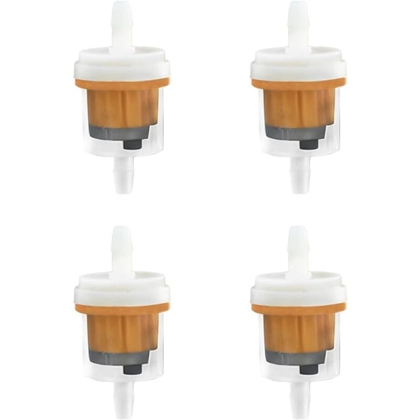 4 stk. bensinfilter for scootere, mopeder, Baotian Ecobike,