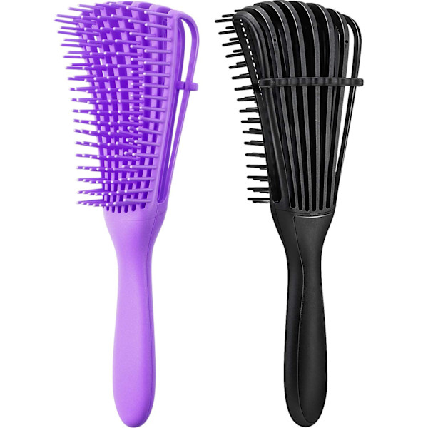 Curl Brush Stylingborste för att ta bort, separera, forma och definiera lockar - för kvinnor och män