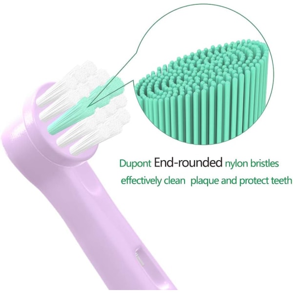 Oral-B:n sähköhammasharjat lapsille, sähköhammasharjapäät lapsille, yhteensopivat Braunin vaihtoharjat, 3D Whitelle, kaksoispuhdistukselle, Precision C:lle