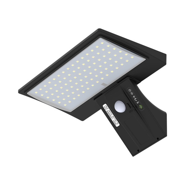 LED-SOLVÄGGLAMPA - RÖRELSESENSOR - 520 LUMEN