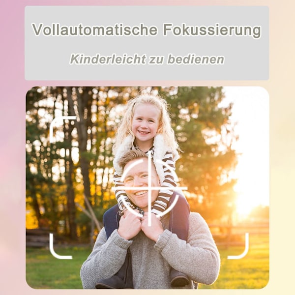 HD-lasten kamera, digitaalinen kamera 32 Gt muistikortilla