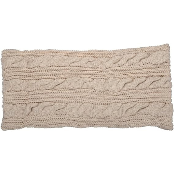 Kvinnors tjocka ribbad stickad vinter infinity cirkel loop halsduk