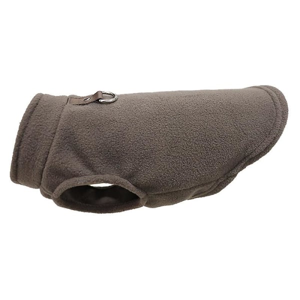 Varm Fleece Hundkläder Husdjur Hundjacka Väst Med D-ring För Liten Hund Kattkläder Fransk Bulldogg Kostymer Chihuahua Rock(M)