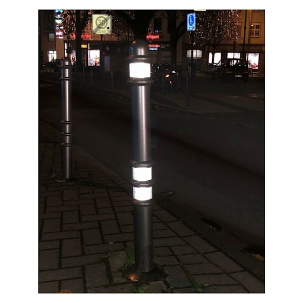 Vit 5cm 3m att fästa och klippa - väderbeständig tejp - varnings tejp, reflekterande och bil - Självhäftande - säker markering