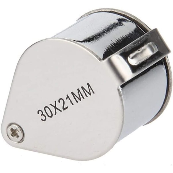 Slocker för juvelerare, 30x21mm förstoringsglas, glasförstoringsglas