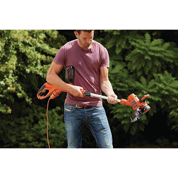 BLACK+DECKER 3-pakning med reserve trådsneller til gresstrimmer - Reflex Plus selvspolende spole - 4 x 10 m kraftig klar nylonsnor - 1,5 mm snor, A6485-XJ