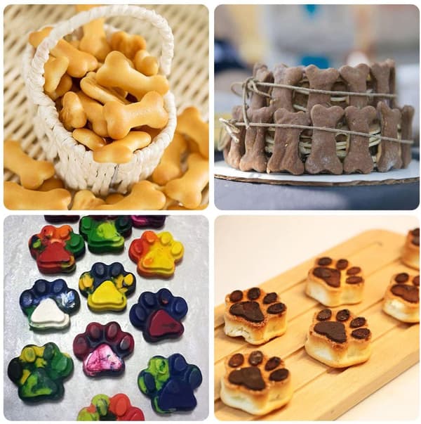 Bageform, der bruges til gelé, slik, chokolade, isterning, kan bage hundegodbidder