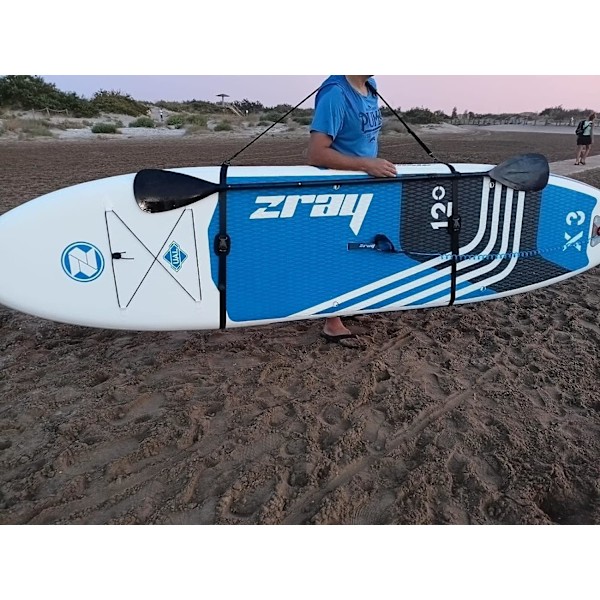 Bärbar bärrem för kajak, surfbräda, paddleboard, kanot, SUP justerbar nylonbärrem