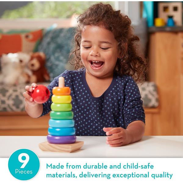Rainbow Stacker, Early Learning og Toddler Legetøj, Activity og De